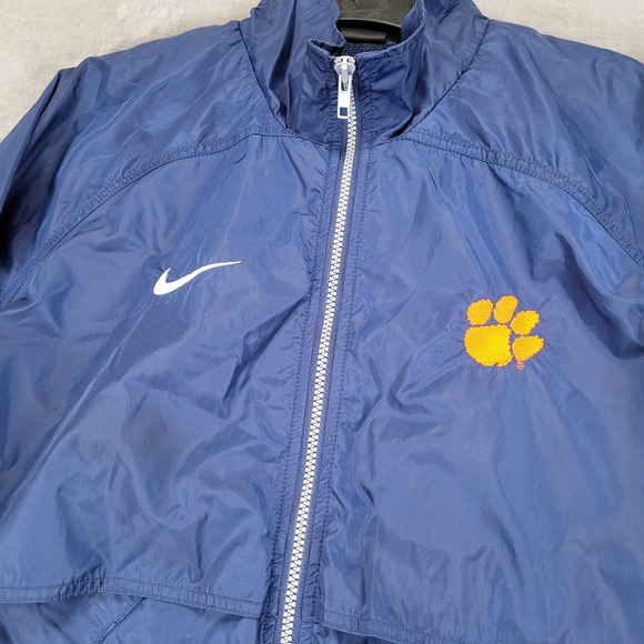 Nike Team Y2K Clemson Tigers Track Suit Navy Blue Athletic Joggers Men's Size S - Picture 14 of 15